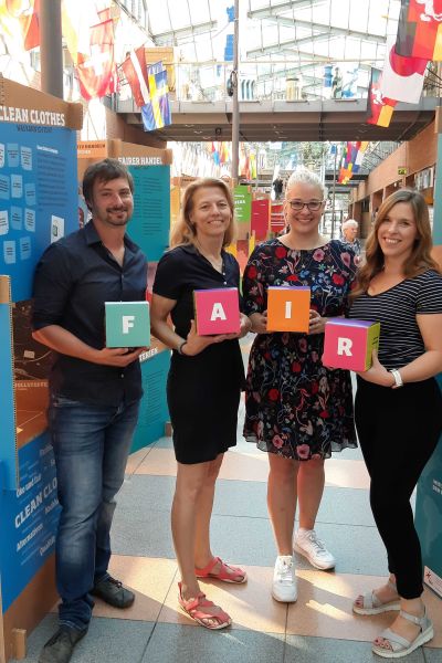 Fairtrade-Ausstellung in der NordseePassage