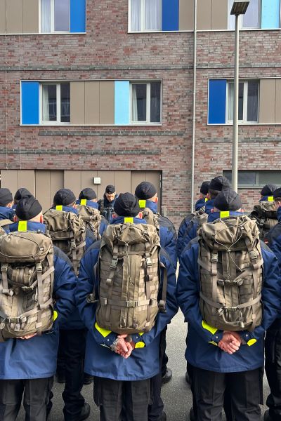 Erste Rekruten bei neuer Ausbildungskompanie in Wilhelmshaven