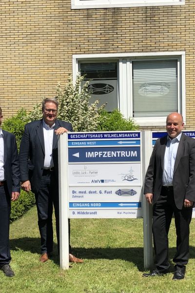 Zentrales betriebsärztliches Impfangebot in Wilhelmshaven vorgestellt