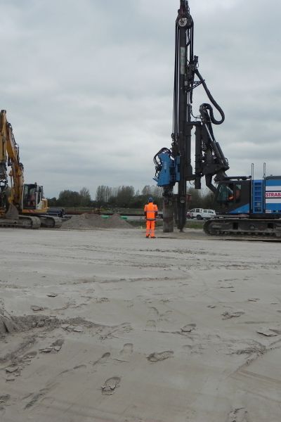 Spatenstich in Sande