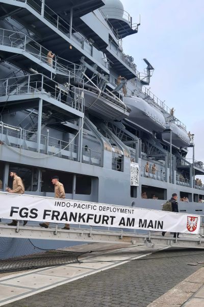 Startschuss für Indo-Pacific-Deployment in Wilhelmshaven