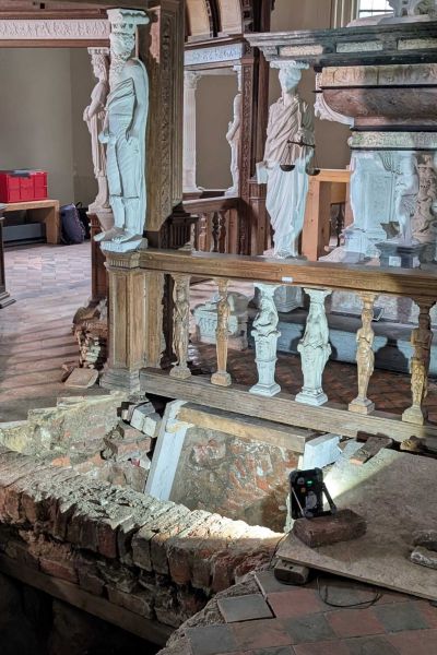 Ausgrabungen am Edo-Wiemken-Denkmal