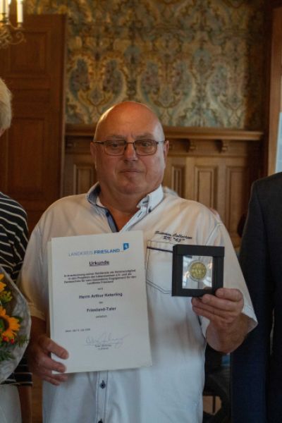 Arthur Keterling mit Friesland-Taler ausgezeichnet