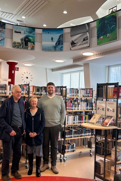 „Gelesen. Hartmut Wiesner“ in der Stadtbibliothek Wilhelmshaven