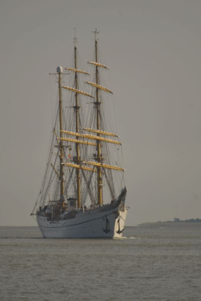 Segelschulschiff in Wilhelmshaven zu Gast