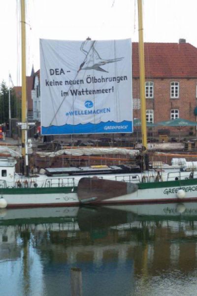 Mit Greenpeace unterwegs zum Schutz des Wattenmeeres