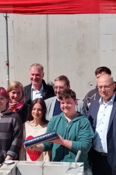 Grundsteinlegung für die Heinz-Neukäter-Schule in Varel