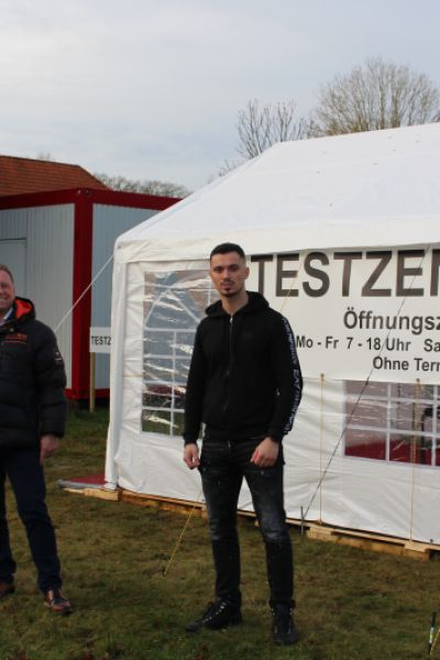 Neues Testzentrum in Horsten