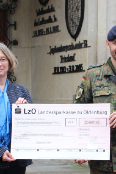 Spende für Volksbund Deutsche Kriegsgräberfürsorge