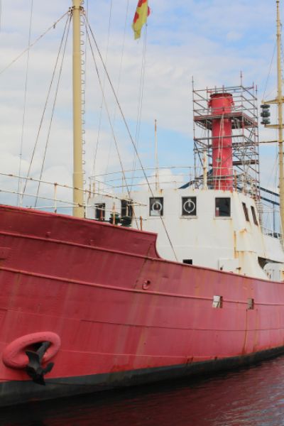 Wilhelmshaven: Das Feuerschiff wird aufpoliert