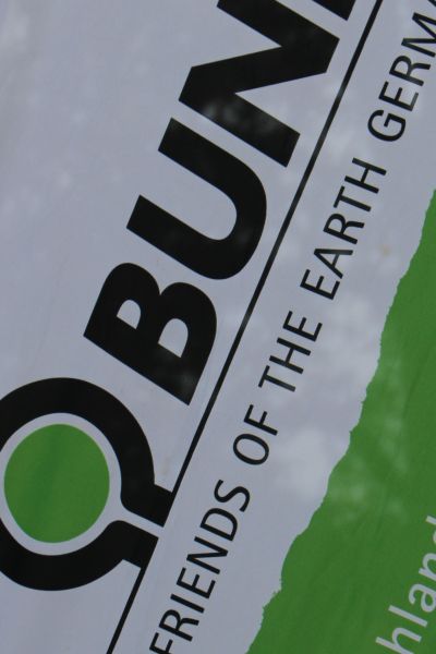 Der BUND spricht mit Bürgern über die Umwelt