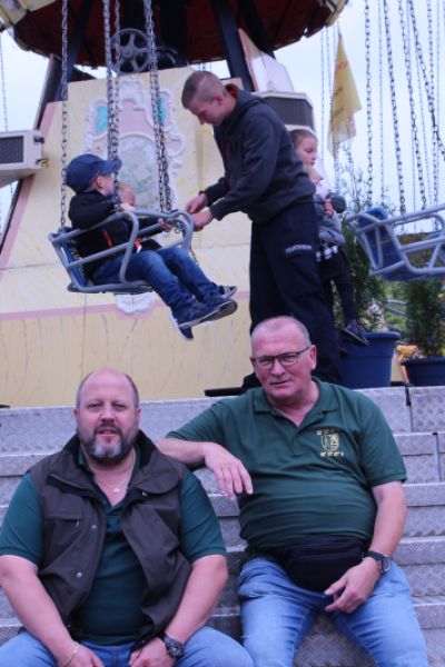 Marktvogt Michael Ramke ein letztes Mal beim Sander Markt