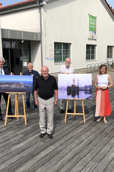 Museumshafen am Küstenmuseum nimmt Gestalt an