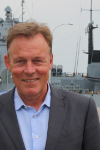 Thomas Oppermann bei der Marine