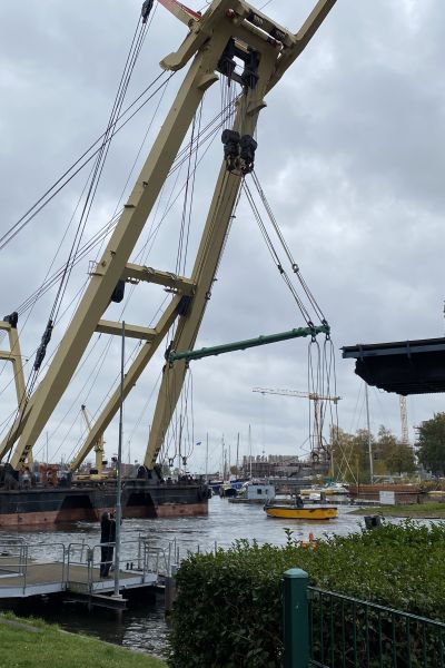 Arbeiten an der Deichbrücke gehen weiter