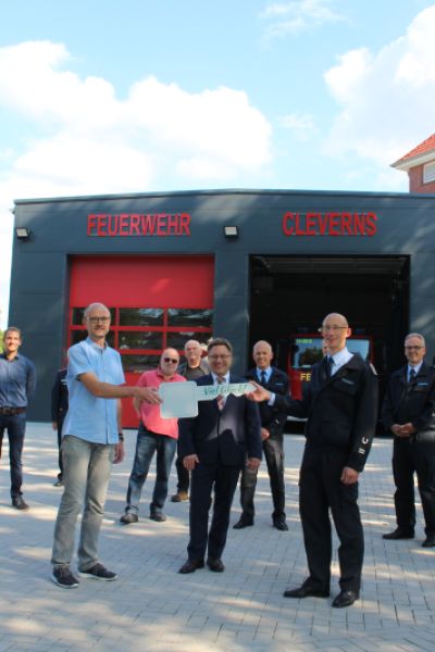 Neues Feuerwehrgebäude für Cleverns