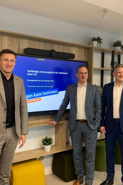 Volksbank Jever mit 2023 zufrieden