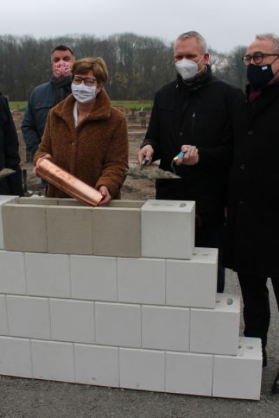 Die Jade Hochschule in Wilhelmshaven legt Grundstein