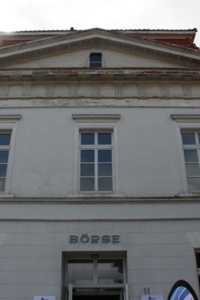 Offene Baustelle bei der 