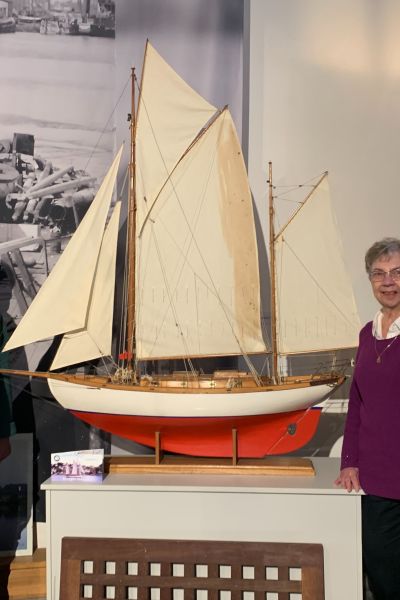 Modell der „Klaus Störtebeker III“ im Küstenmuseum