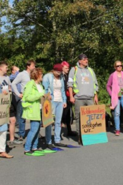 Demonstration für den Kohleausstieg