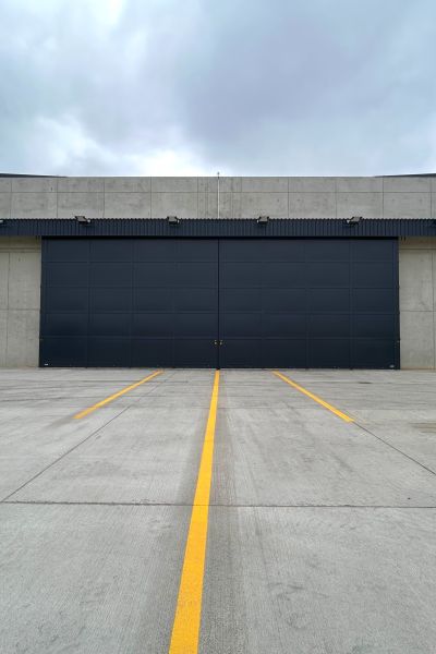 Die laufenden Baumaßnahmen auf dem Flugplatz in Wittmund