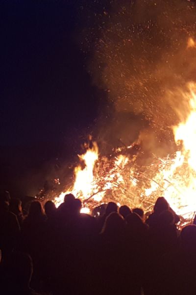 Osterfeuer 2017 in der Region