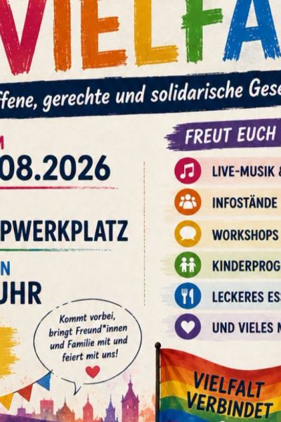 Fest der Demokratie am Pumpwerk