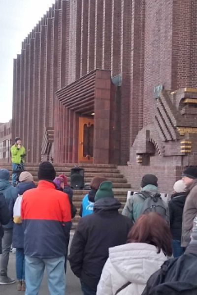 Protest gegen Pläne für Gasimportanlage auf dem Voslapper Groden-Nord