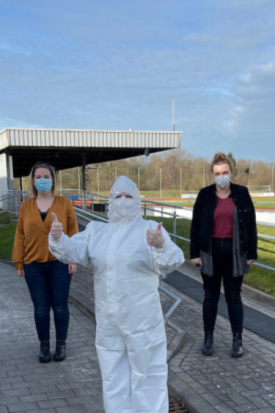 Radio Jade beim Corona-Test