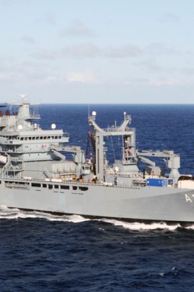 Kommandowechsel auf dem Einsatzgruppenversorger „Berlin“