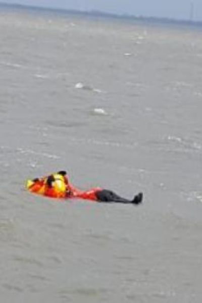 Horumersiel: Reporterin in Seenot