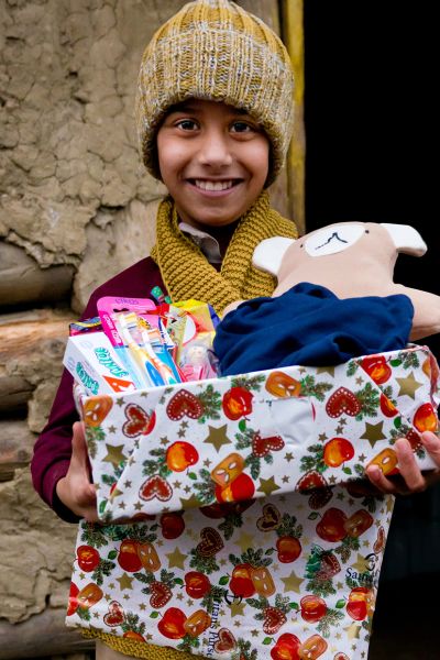 Weihnachten im Schuhkarton