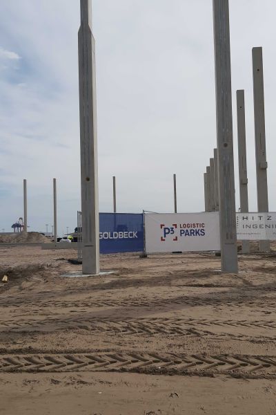 Stützeneinweihung am JadeWeserPort