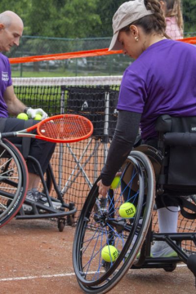 Rollstuhltennis Workshop beim WTHC