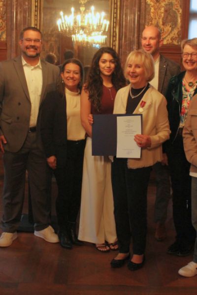 Verdienstmedaille für Gabriele Walde