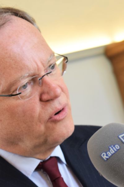 Ministerpräsident Stephan Weil in Wilhelmshaven