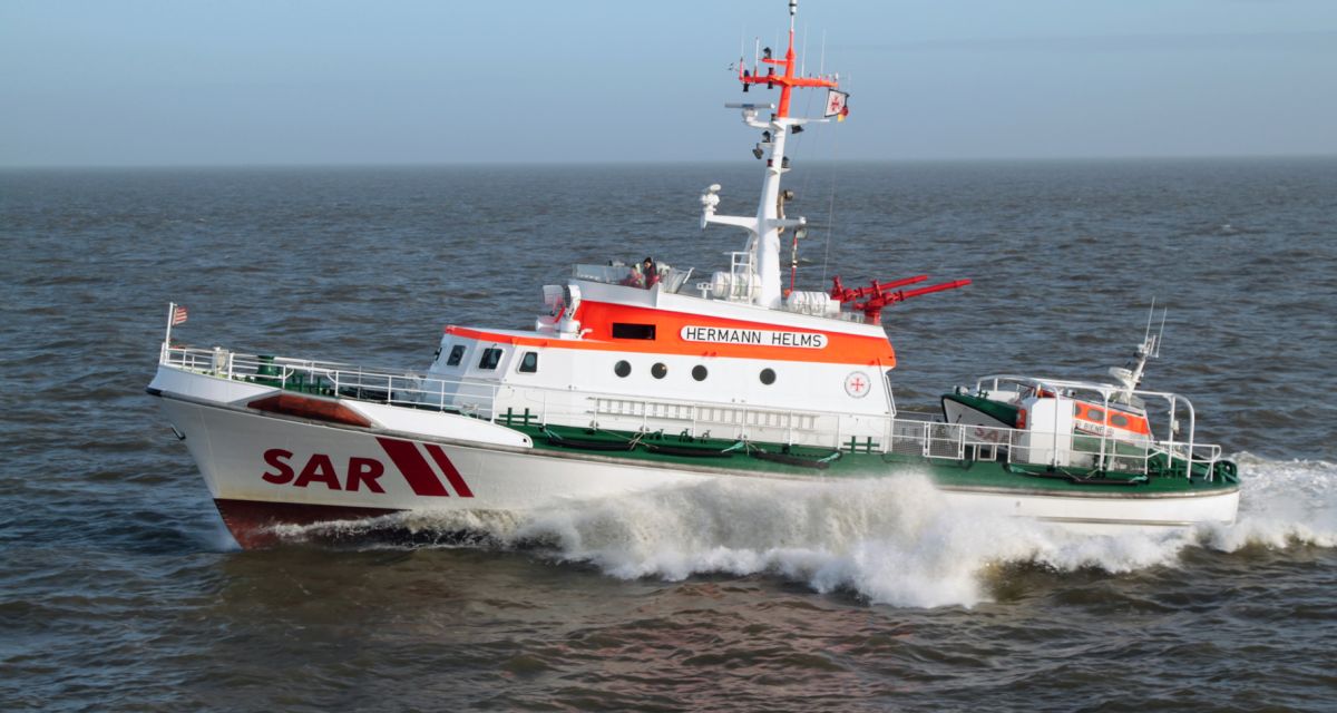 Außerdienststellung des Rettungskreuzers „Hermann Helms“