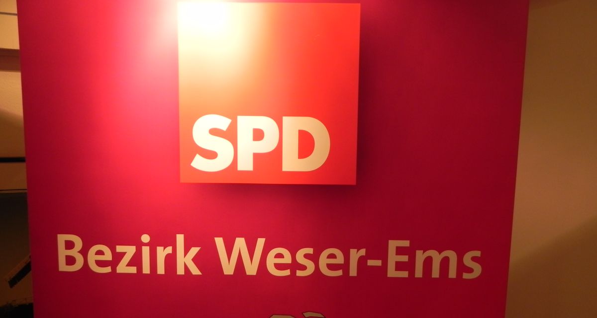 SPD-Logo für den Bezirk Weser-Ems
