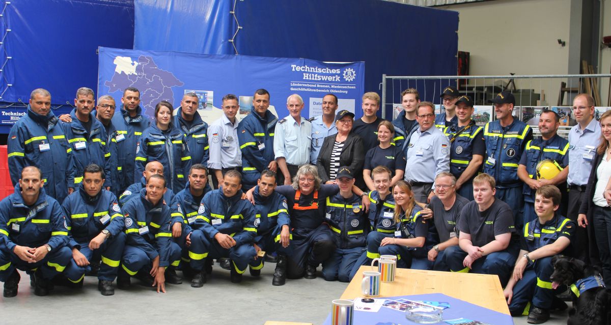 THW trainiert Tunesier