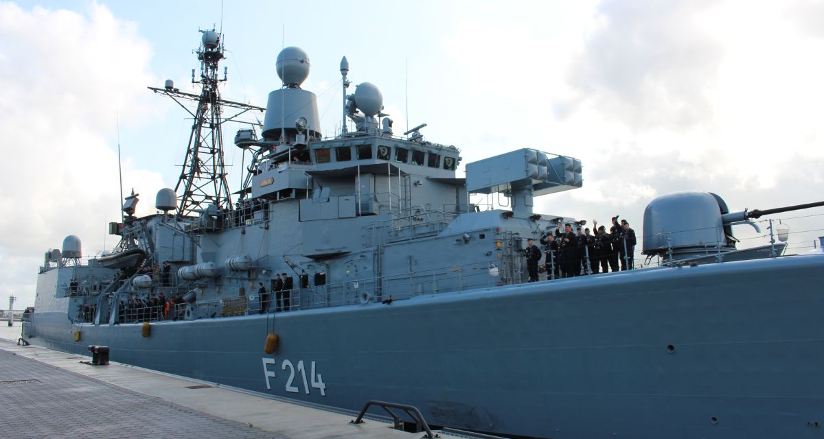 Fregatte Lübeck nimmt Kurs auf die Ägäis