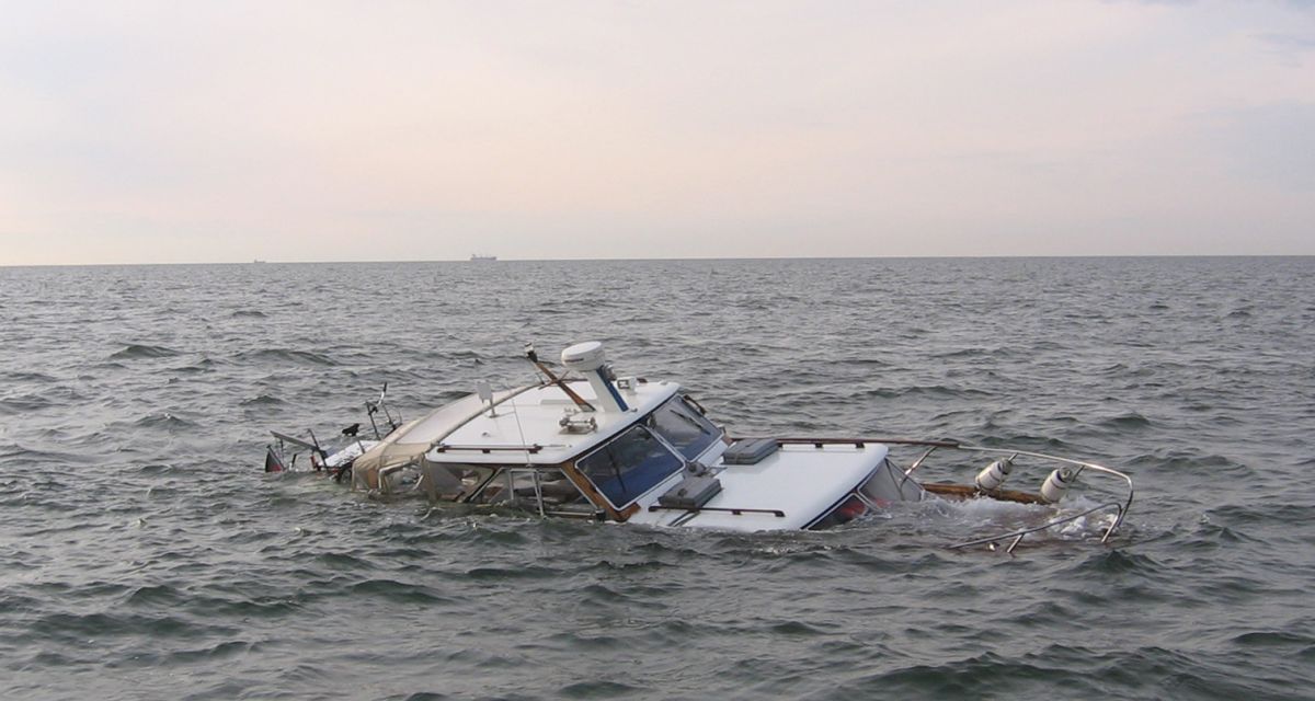 Motoryacht sinkt vor Spiekeroog