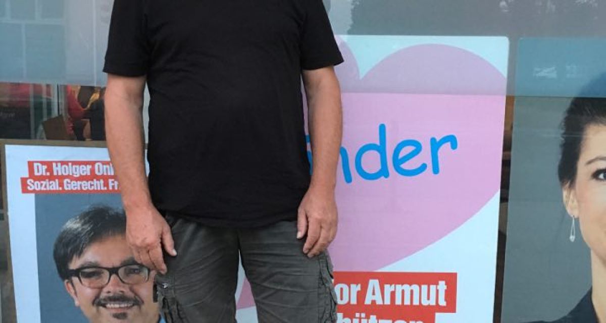 Zu sehen ist Johan Wilms von der Partei Die Linke.