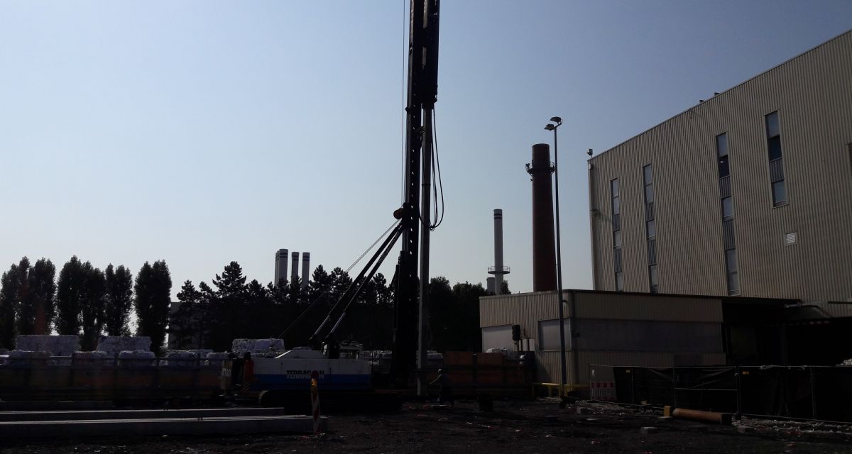 Neue Anlage bei der Papier- und Kartonfabrik