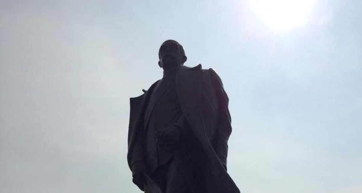 Das neue Bismarck-Denkmal auf gleichnamigen Platz in WHV.