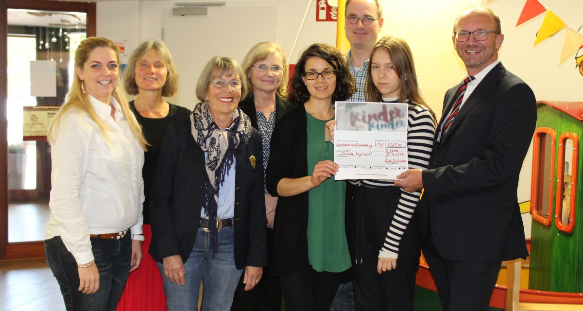 Kinder spenden 1.265,05 Euro