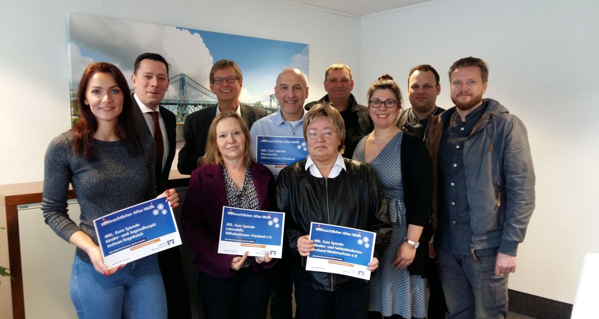 Spende für weihnachtlicher After Work 2017