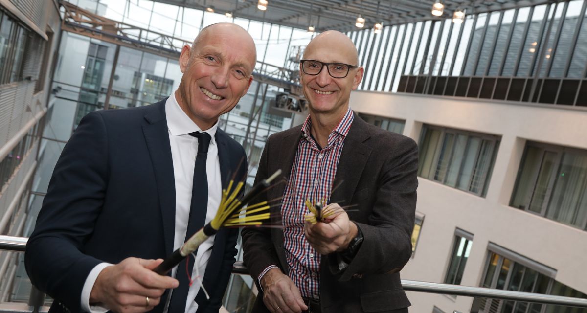 Michael Heidkamp und Tim Höttges