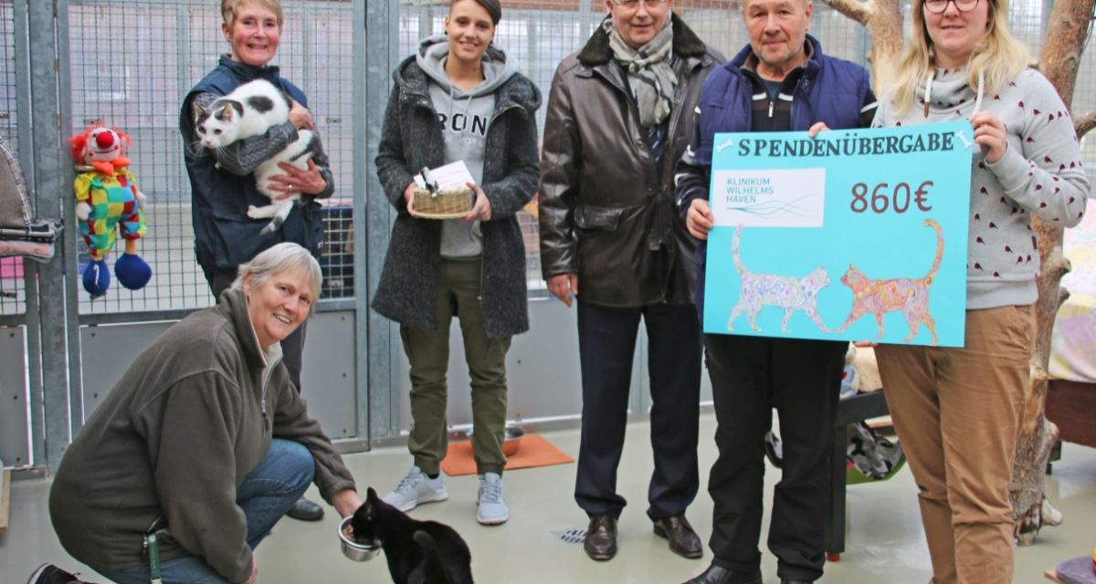 Klinikum spendet an Tierheim