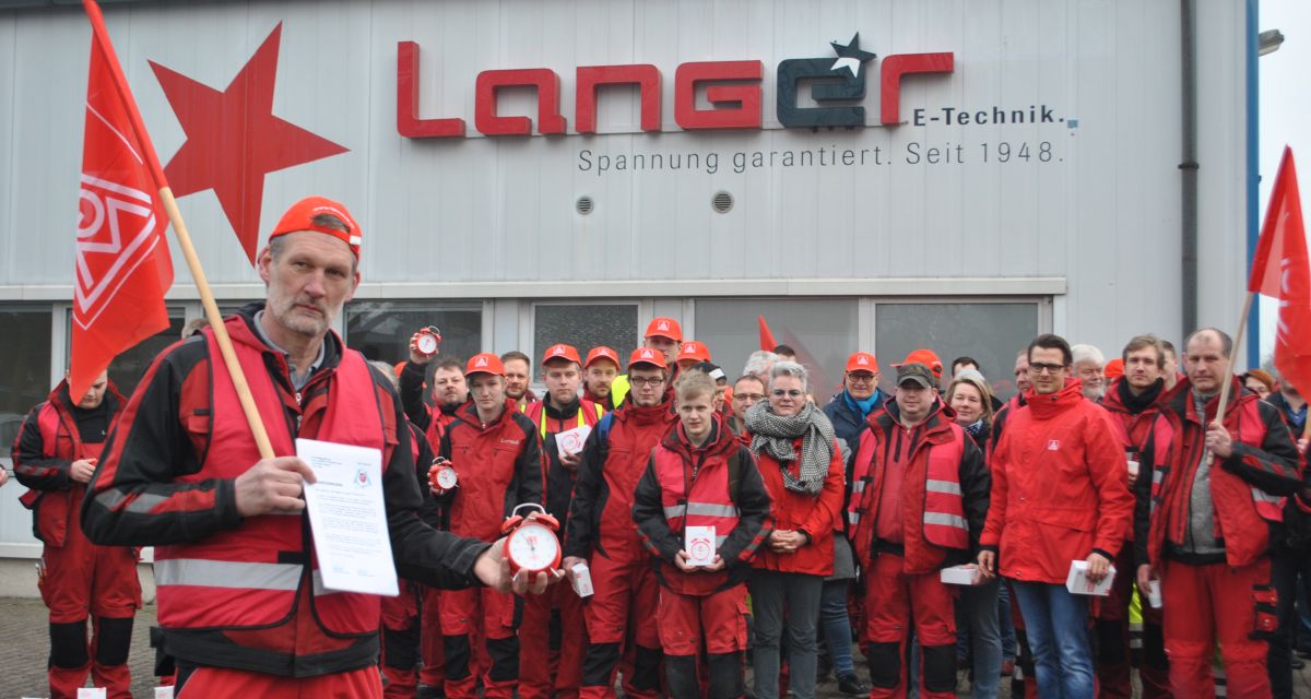 Warnstreik Lange E-Technik 2018